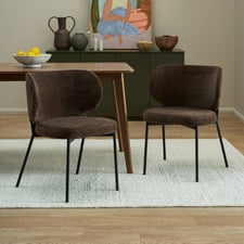 Petra Upholstered Dining Chairs (Set of 2)