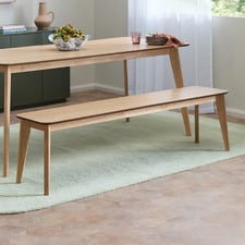 Larsen Rubberwood Dining Bench