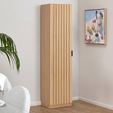 Hatty Slatted 1 Door Cupboard