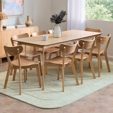 8 Seater Larsen Dining Table & Chair Set