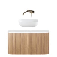 Nomad 900mm Vanity Package with Rectangular Basin & Wall Mixer
