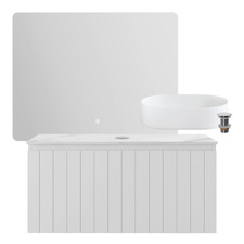 Belmont 900mm Vanity Package with Rectangular LED Mirror
