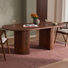 Anika Oval Mango Wood Dining Table