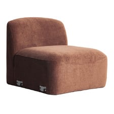 Cami Chenille Armless Lounge Chair