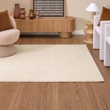 Ivory Capri Hand-Woven Wool Rug