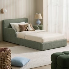 Harbor Chenille Low-profile Single Bed