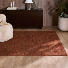 Gracie Grid Hand-Tufted Wool Rug