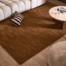 Gracie Grid Hand-Tufted Wool Rug