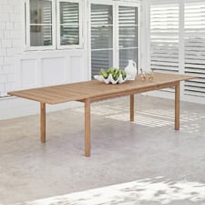 Patmos Acacia Wood Outdoor Extendable Dining Table