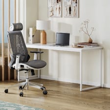 Net Ergonomic Office Chair & Axel Professional Office Desk Set
