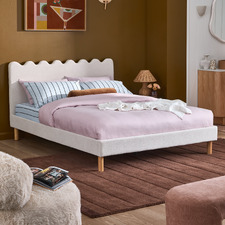 Ripple Chenille Bed Frame
