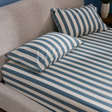 Sutton Cotton & Linen Fitted Sheet Set