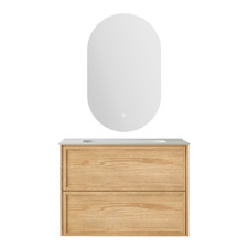 Cali 750mm Vanity Package with Oval LED Mirror