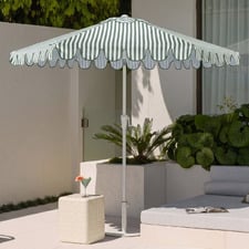2.7m Scalloped Market Umbrella