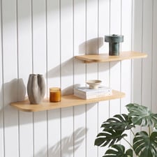 2 Piece Fletcher Floating Wall Shelf Set