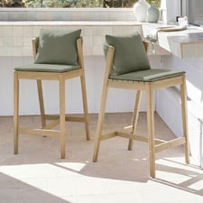 74.5cm Bayview Outdoor Bar Stools (Set of 2)