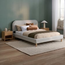 Elba Bed Frame & Raphael Bedside Table Set