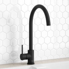 Carson Stainless Gooseneck Kitchen Sink Mixer