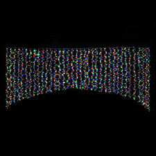 1854 Flashing LED Christmas Curtain Lights