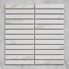 Scout Kit Kat Marble Look Porcelain Mosaic Tile