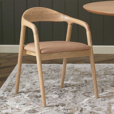 Jasper Solid Oak Wood Dining Chair