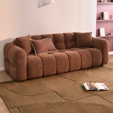 Zara 3-Seater Chenille Sofa