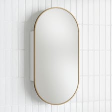 Liberty 450mm Pill Mirrored Shaving Cabinet