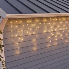 1200 Warm White LED Icicle Lights