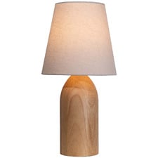 Briar Rubberwood Table Lamp