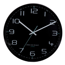 Black Carter Metal Wall Clock