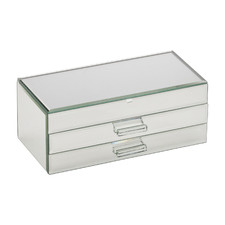 Large Gabriella Glass Jewellery Box