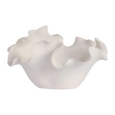 White Heather Ceramic Decorative Bowl