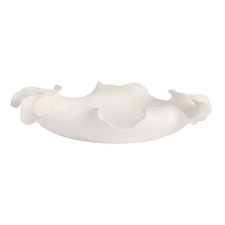 White Lottie Ceramic Decorative Bowl