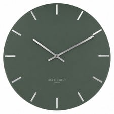 Olive Green Luca Silent Wall Clock