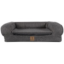 Dark Grey Pet Bolster Sofa