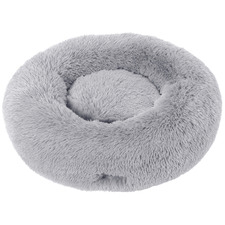 Faux Fur Donut Dog Bed