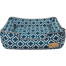 Navy Moroccan Lounge Pet Bed