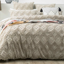 Stone Medallion Cotton Quilt Cover Set