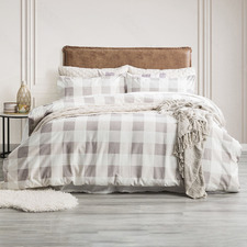 Buffalo Checks Cotton Flannelette Quilt Cover Set