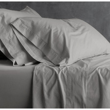Solid Cotton Double Sheet Set
