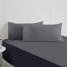Charcoal Breathe Cotton Fitted Sheet