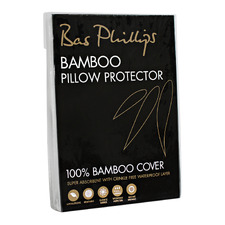 White Bamboo Standard Pillow Protector