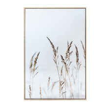 Wheat in the Breeze Framed Canvas Wall Art