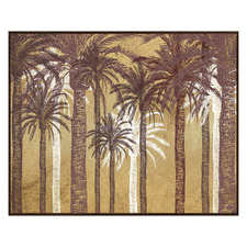 Sunrise Palms Framed Canvas Wall Art