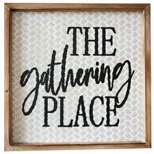 The Gathering Place Wall Plaque