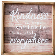 Kindness is Free Wall Plaque