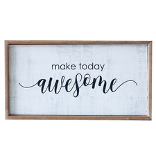 Make Today Awesome Wall Plaque