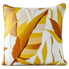 Abstract Palm Cotton Cushion
