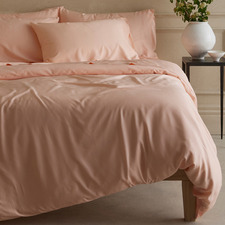 Pink Aetius Organic Bamboo Quilt Cover Set