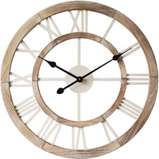 60cm Hamptons Floating Wall Clock